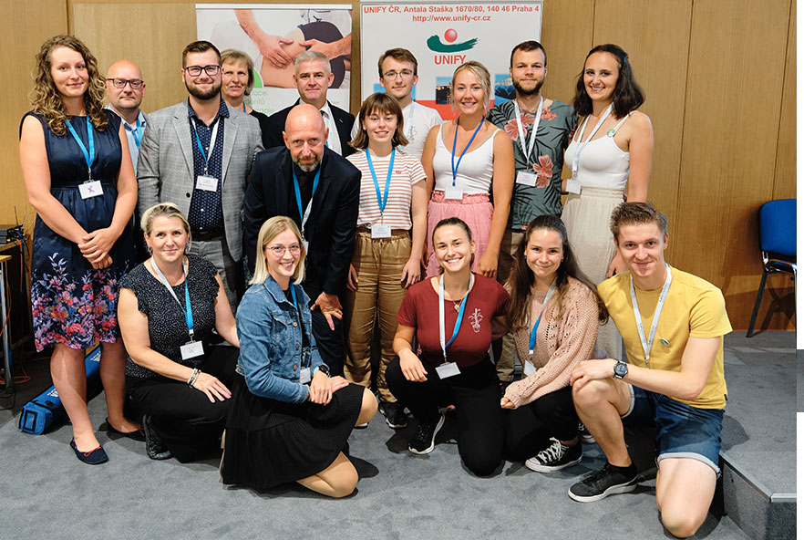 Photo of members of the Union of Physiotherapists of the Czech Republic
