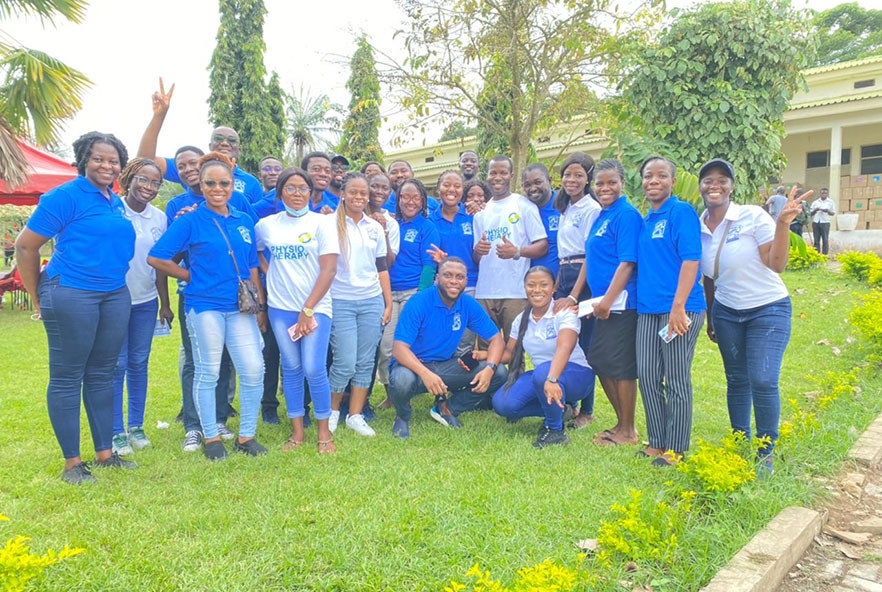 Photo of members of Ghana Physiotherapy Association