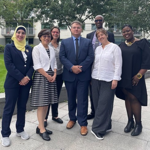 Board members in London in July 2023