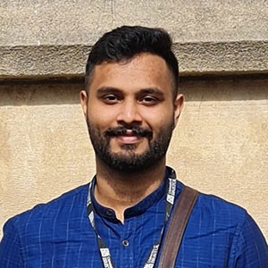 Headshot of Gokul Krishnan Nair, business support officer