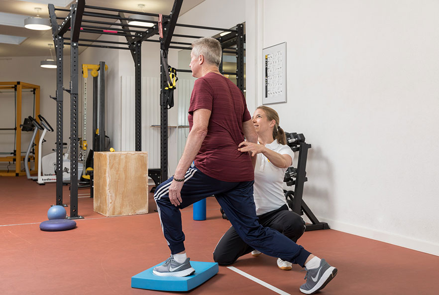 Photo showing physiotherapy practice in Switzerland