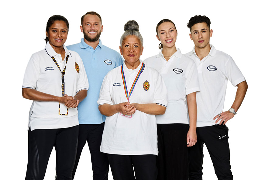 Photo of members of the Chartered Society of Physiotherapy