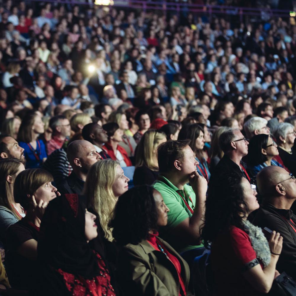 A packed audience at Congress 2019
