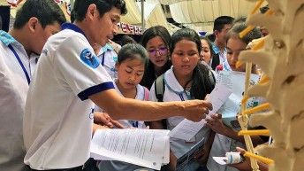 Photograph showing World PT Day activity held by the Cambodian Physical Therapy Association 