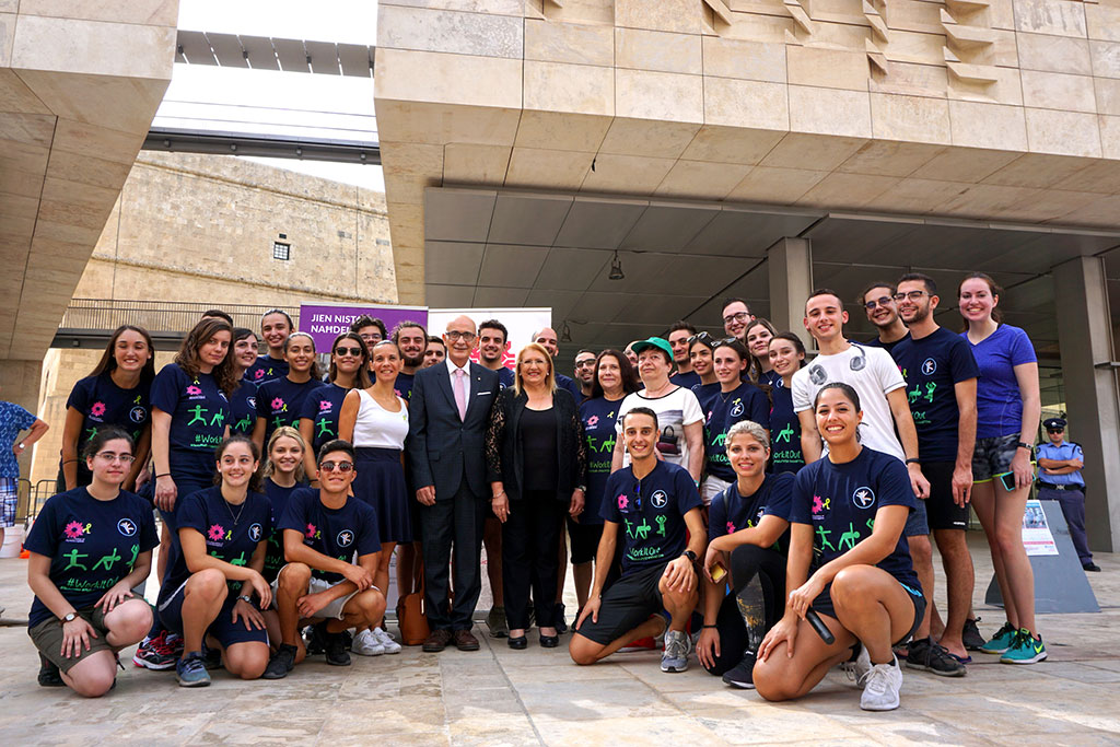 Photograph of World PT Day 2018 celebration in Malta